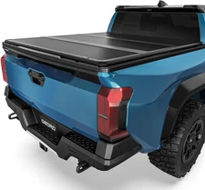 FRP Hard Tri-Fold Tonneau Cover Fold Truck Bed Covers Compatible with Toyota Tac