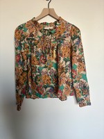 NWOT Love the Label Patterned Blouse Size M