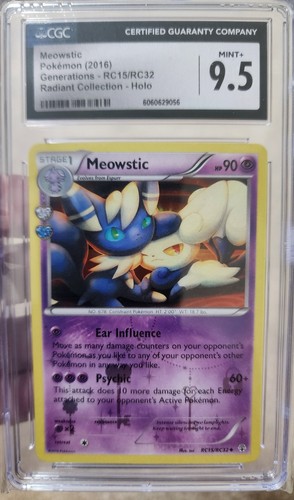 Meowstic graded CGC 9.5 for sale on eBay