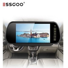 ESSGOO 7 Zoll HD KFZ Rückspiegel Monitor Bildschirm für Rückfahrkamera Auto LKW