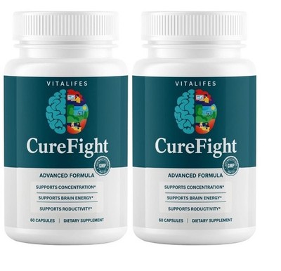 (2 pack) Cure Fight for Memory - CureFight Brain Health Supplement 60ct