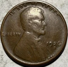 1926-S Lincoln Wheat Cent ~ VG/F ~ #1989