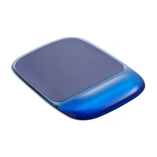 Staples Gel Mouse Pad/Wrist Rest Combo Blue Crystal (18259) ST61807