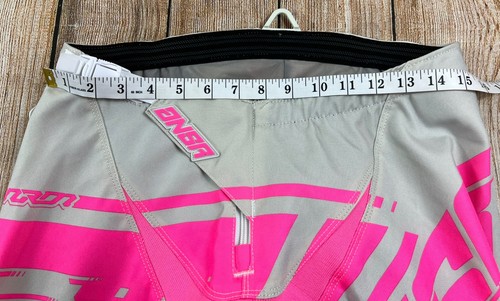 Women’s Answer Racing ANSR Syncron Motocross Off Road Pants Pink White Size 8 - Picture 7 of 11