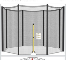 10FT Enclosure Net For Trampolines NEW Size 10ft Dimensions 108 35 18.5cm