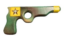 Papa  s Wooden Toy Shop Hand Made Camouflage Gods Army Toy Gun Pistol