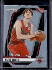 2024-25 Panini Prizm Matas Buzelis RC Silver Rookie #252 Bulls