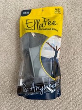 EllaPee Female Urination Device with Deluxe Carry Case - Reusable - Gray
