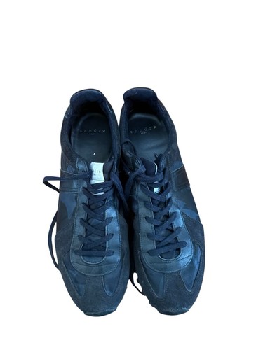 Sandro Men’s Sneakers Tx-03 Black Navy Sz 43 9
