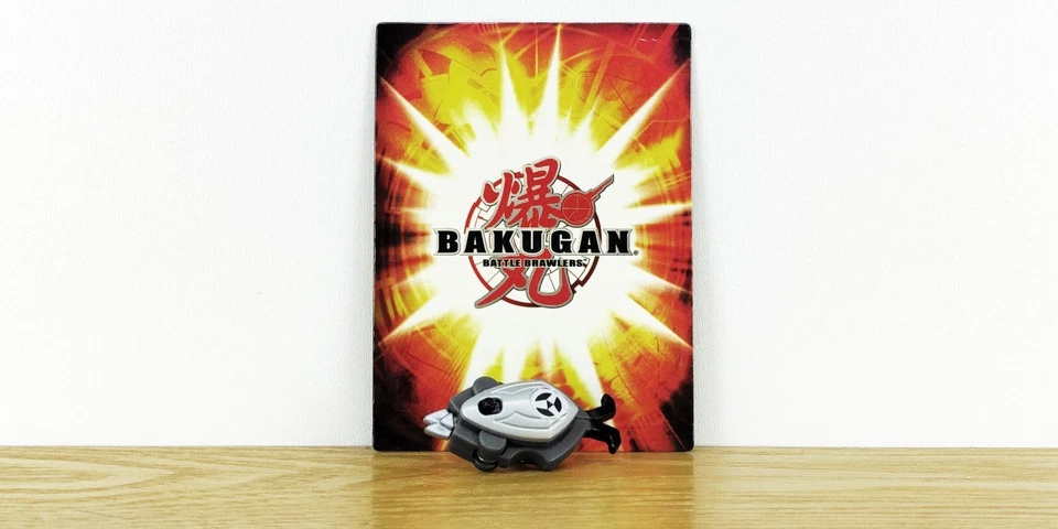 Rare BAKUGAN "BakuNano" Silver CROSSTRIKER 40G Spin Master/Sega Toys HTF - Image 4 of 4