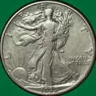 1938-D Walking Liberty Half Dollar Choice Very Fine VF+/XF Coin #34167