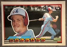TIM WALLACH 1989 TOPPS BIG, #215, MONTREAL EXPOS