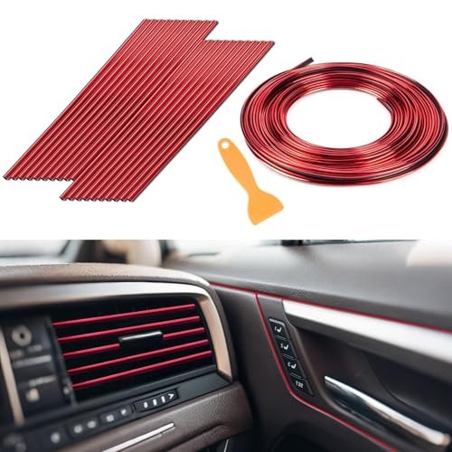Car Air Conditioner Decoration Strip - Air Vent Outlet Trim Decoration 20PCS
