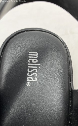 Melissa Womens Mar Black Open Toe Buckle Adjustable Platform Sandals Size 10 - Picture 6 of 8