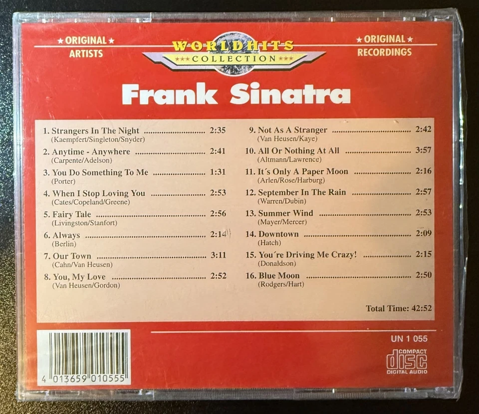 Frank Sinatra Original Artists / Recordings Worldhits Collection - Neu in Folie - Bild 2 von 2
