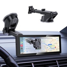 Suction Cup Car CarPlay Screen Mount Dashboard Windshield 360 Rotate Holder