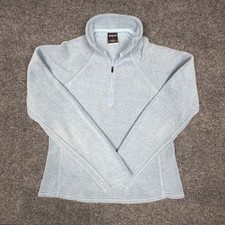 Patagonia Capilene Womens Small Light Blue Quarter Zip Fleece Pullover 43484F4