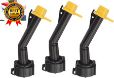 3 Pcs Fuel Gas Can Jug Spouts Nozzles  Rings  Caps for Blitz Old Style