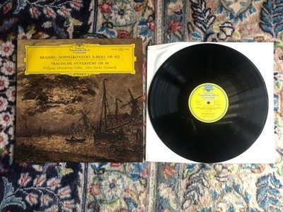 Vinyl LP 33 Umdrehungen 12'' Tragische Ouvertüre O 81 Brahms Doppelkonzert A-Moll O 102