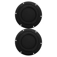 2 Pcs Bass Radiator Replacement Woofer Part Round Speaker Diaphragm
