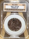 1963 Franklin Half Dollar Silver Proof Philadelphia