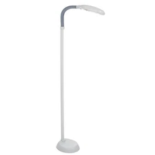 27W White Sunlight 6 Foot Floor Lamp with Natural Light Adjustable Neck