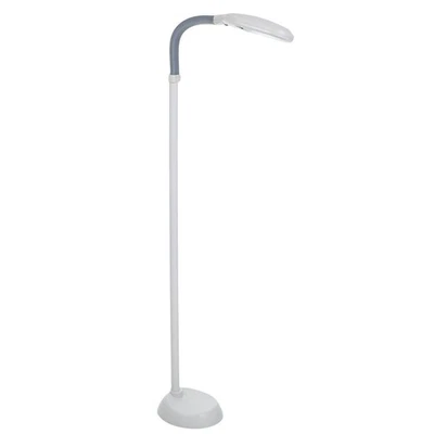 LAVISH HOME 27W White Sunlight 6 Foot Floor Lamp with Natural Light Adjustable Neck
