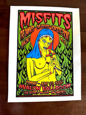 MISFITS Live Poster 2003 San Francisco Silkscreen Print Chris Shaw Limited 326
