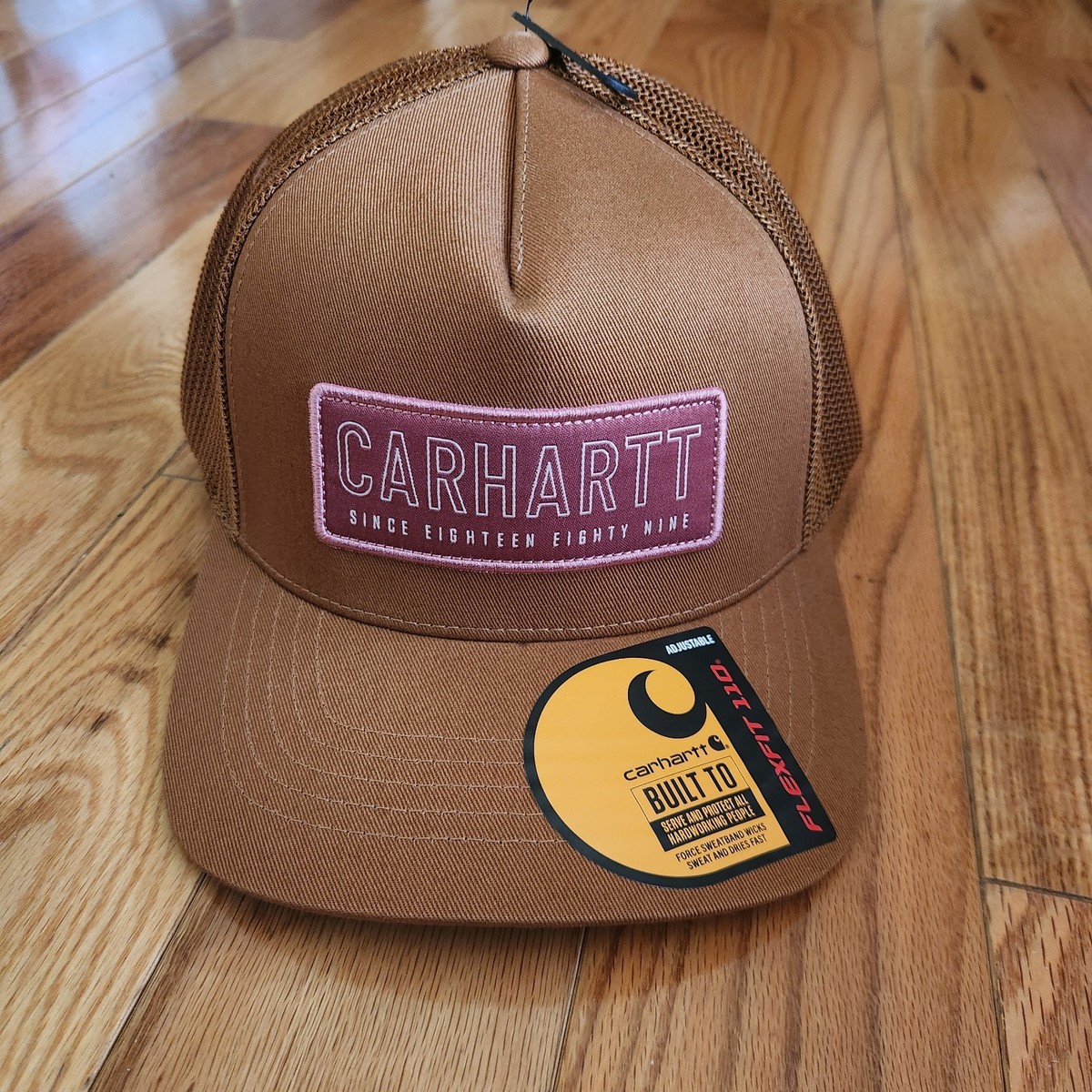 Carhartt Rugged Flex Canvas Mesh Back 1889 Patch Cap NWT One Size
