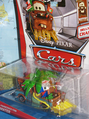 DISNEY PIXAR CARS FRANCESCO FAN MATER DELUXE CHASE #4/6 MATERS
