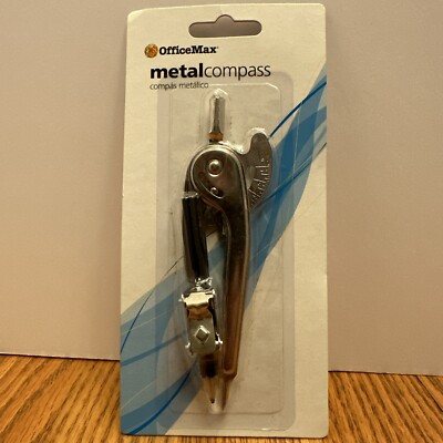 OfficeMax Classroom Geometry Compass BRAND NEW Set Of 2