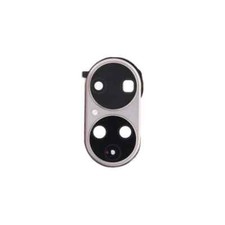 For Huawei P50 Replacement Rear Camera Lens With Cover Bezel Ring (Gold)