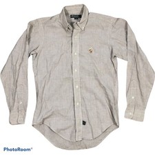 Polo by Ralph Lauren Vintage Check Button Down Long Sleeve Men's Size 16