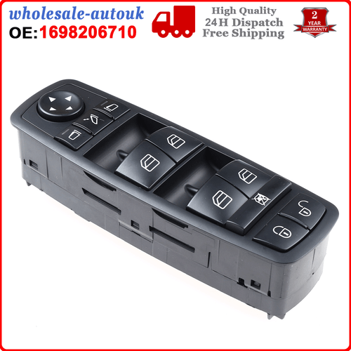 Interruttore alzacristalli elettrico per Mercedes Benz Classe A B W169 W245 A1698206710 - Foto 6 di 9