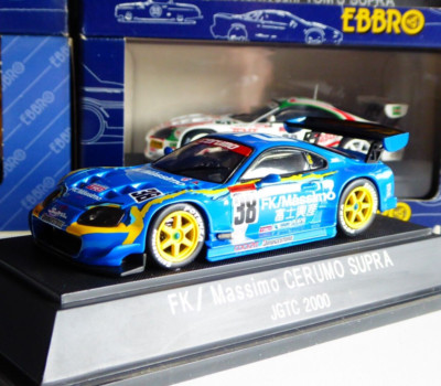 1/43 Ebbro Toyota Supra TRD FK Massimo Cerumo #38 JGTC 2000 Tachikawa Takeuchi