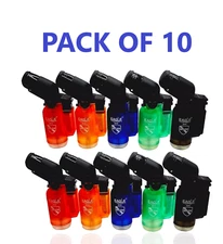 Eagle Torch Mini-Angle Torch Lighter Windproof Refillable Lighter  (PACK OF 10)