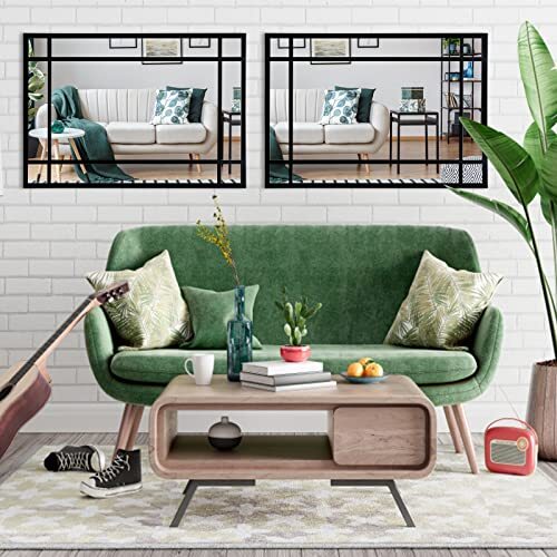 Wall Mirror Decorative Mirrors Farmhouse For Living Room Bedroom ...