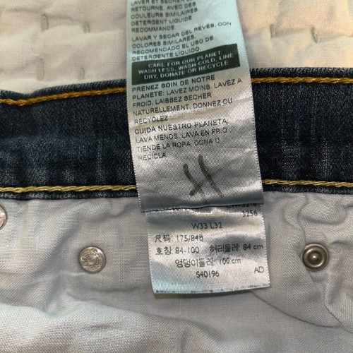 DENIZEN® from Levi's® Men's 216™ Slim Fit Jeans size 33"x32" Dark Wash - Picture 7 of 10