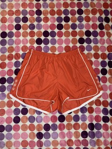 nike red womens shorts