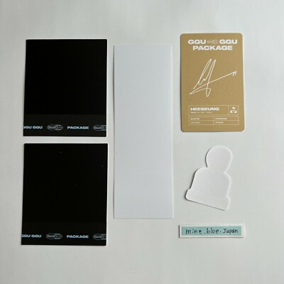 Enhypen HEESEUNG GGU GGU Package 2022 Official MD Photo card set