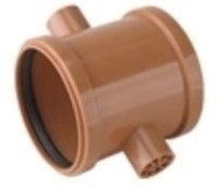 Airfit Doppelschiebemuffe Plus Pp, FüR Erdverlegte Rohre, Orange DN160, 30160KG
