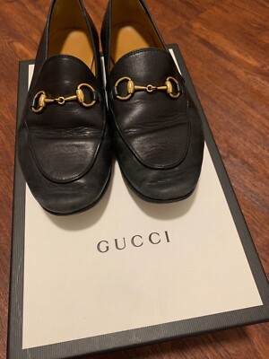 Gucci Loafer with box and dust bag New Gucci GG Supreme mens leather moccasin driver loafers  main image 2