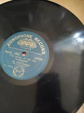 Mr. Peter Dawson– Lighterman Tom / The Glory Of The Sea / rare Zonophone shellac