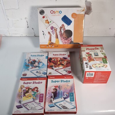 Osmo iPad Mega Bundle Creative Kit Pizza Co 4x Super Studios