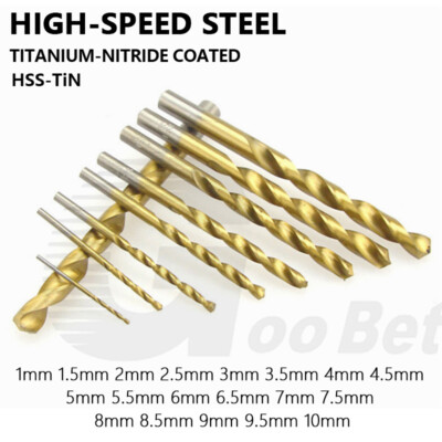 Set 10 Punte Da Trapano Al Cobalto M35 HSS - Da 1 A 5 Mm - Foto 11