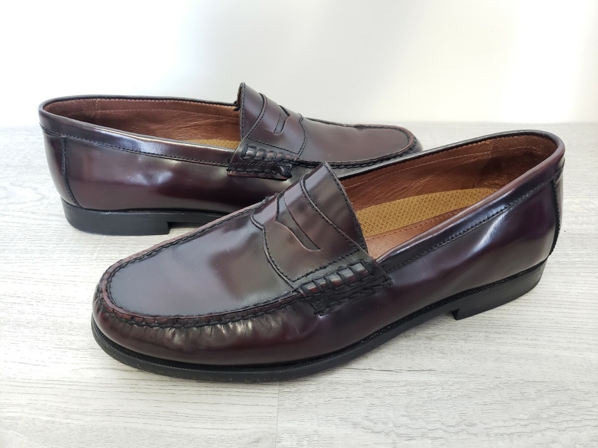 Johnston & Murphy Maroon Dress Shoe Loafer 20-6283 | eBay