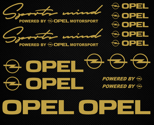 Juego de calcomanías deportivas Opel Manta B Motorsport R Astra Corsa Insignia OPC - Imagen 6 de 12