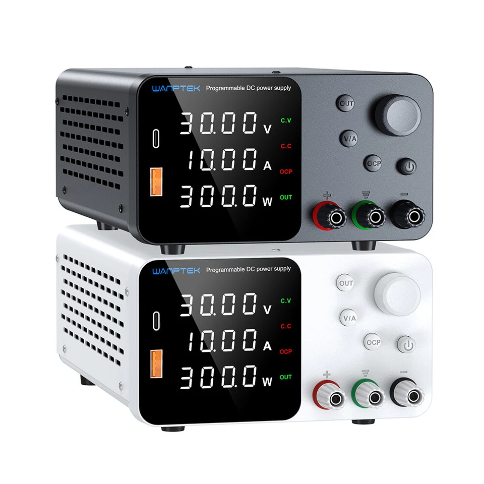 30V 10A Lab Adjustable DC Power Supply Variable Regulator High Precision Bench - Image 2 of 4