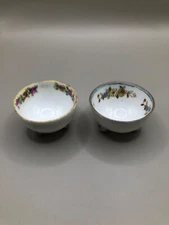Vintage set of 2 Hand Painted Nippon Salt Cellars Open Salt