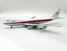 INFLIGHT200 TWA TRANS WORLD AIRLINES B747-131 1:200 IF731TW1222P IN STOCK